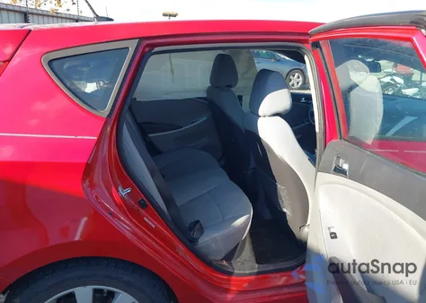 2013 Hyundai Accent Se from USA, damaged, VIN KMHCU5AE1DU134261